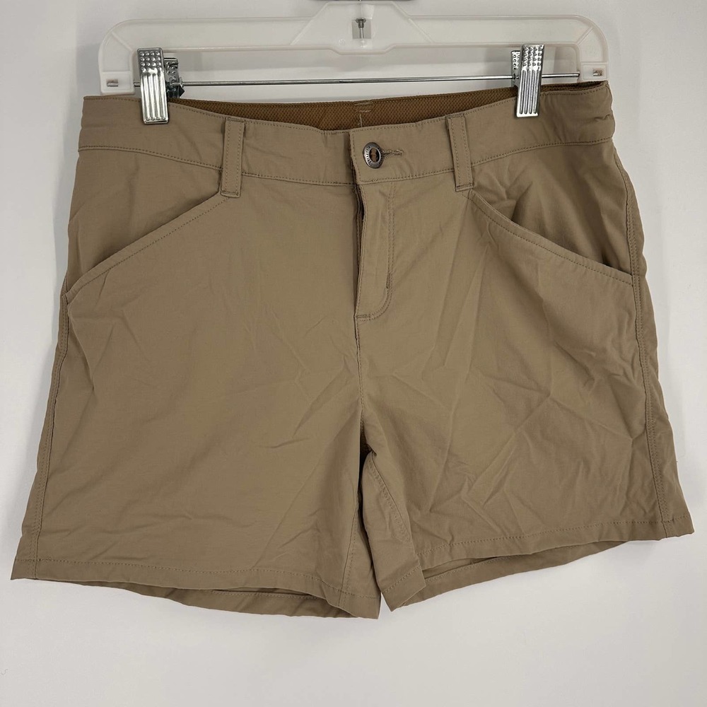 Patagonia Women's Nylon Khaki Hiking Shorts Size 6